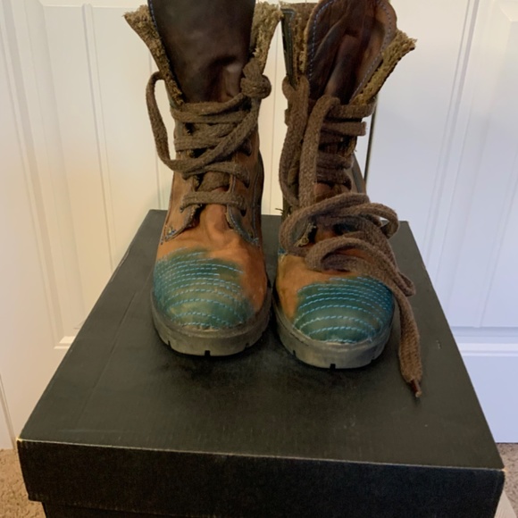 Papucei Lug Sole Combat Boots - Picture 6 of 9